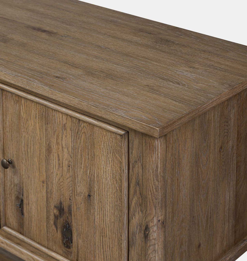 Bari 84" Sideboard Weathered Oak