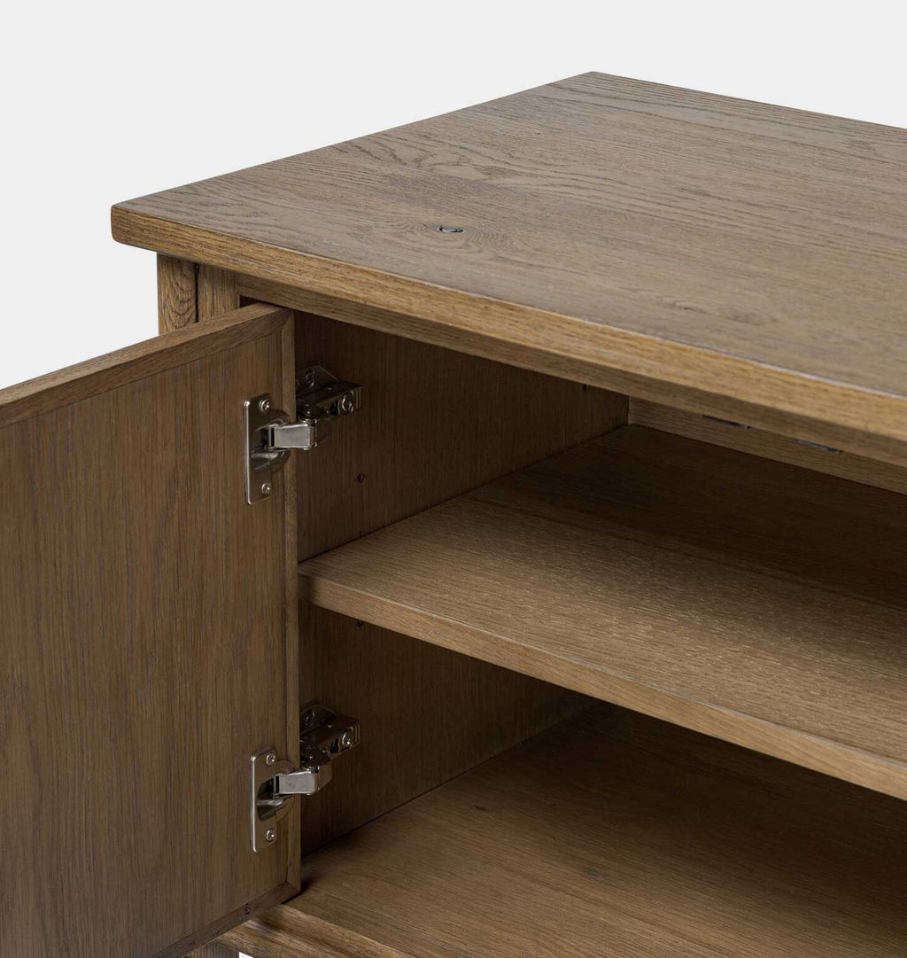Bari 84" Sideboard Weathered Oak