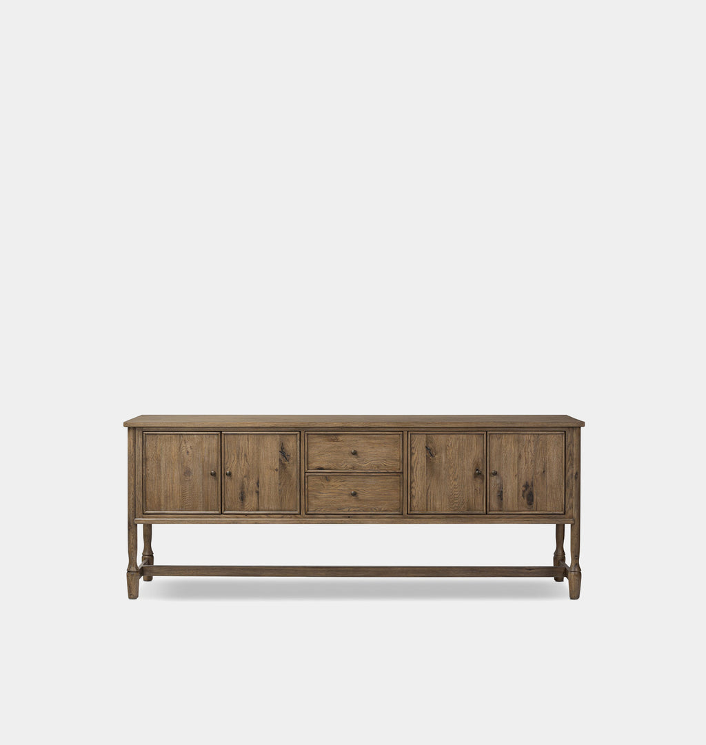 Bari 84" Sideboard Weathered Oak