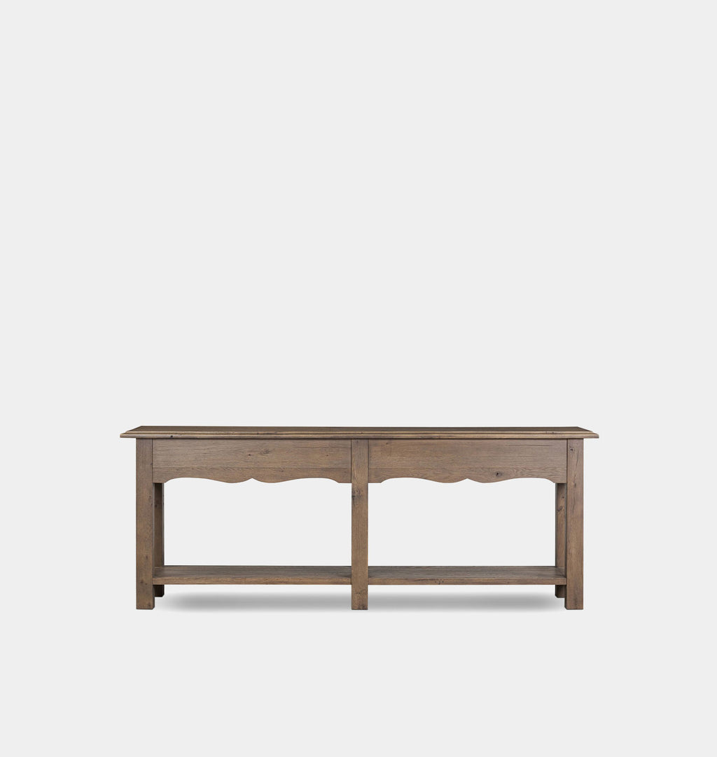 Bayla Console Table Brown Oak