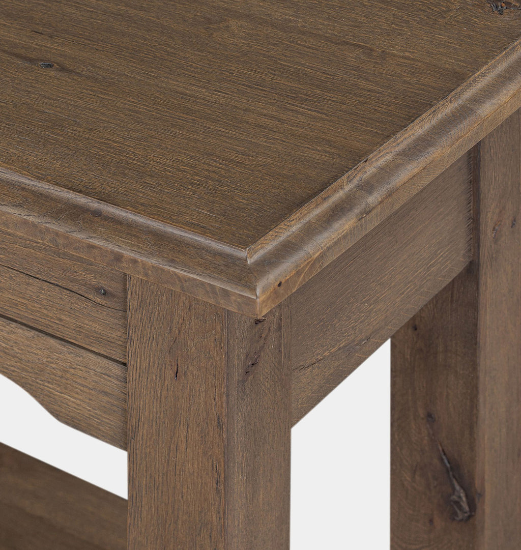 Bayla Console Table Brown Oak