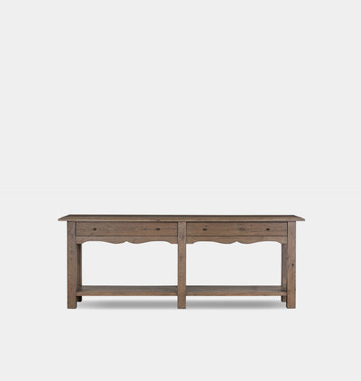 Bayla Console Table Brown Oak