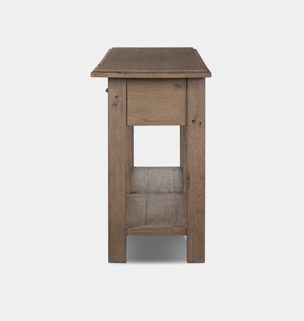 Bayla Console Table Brown Oak