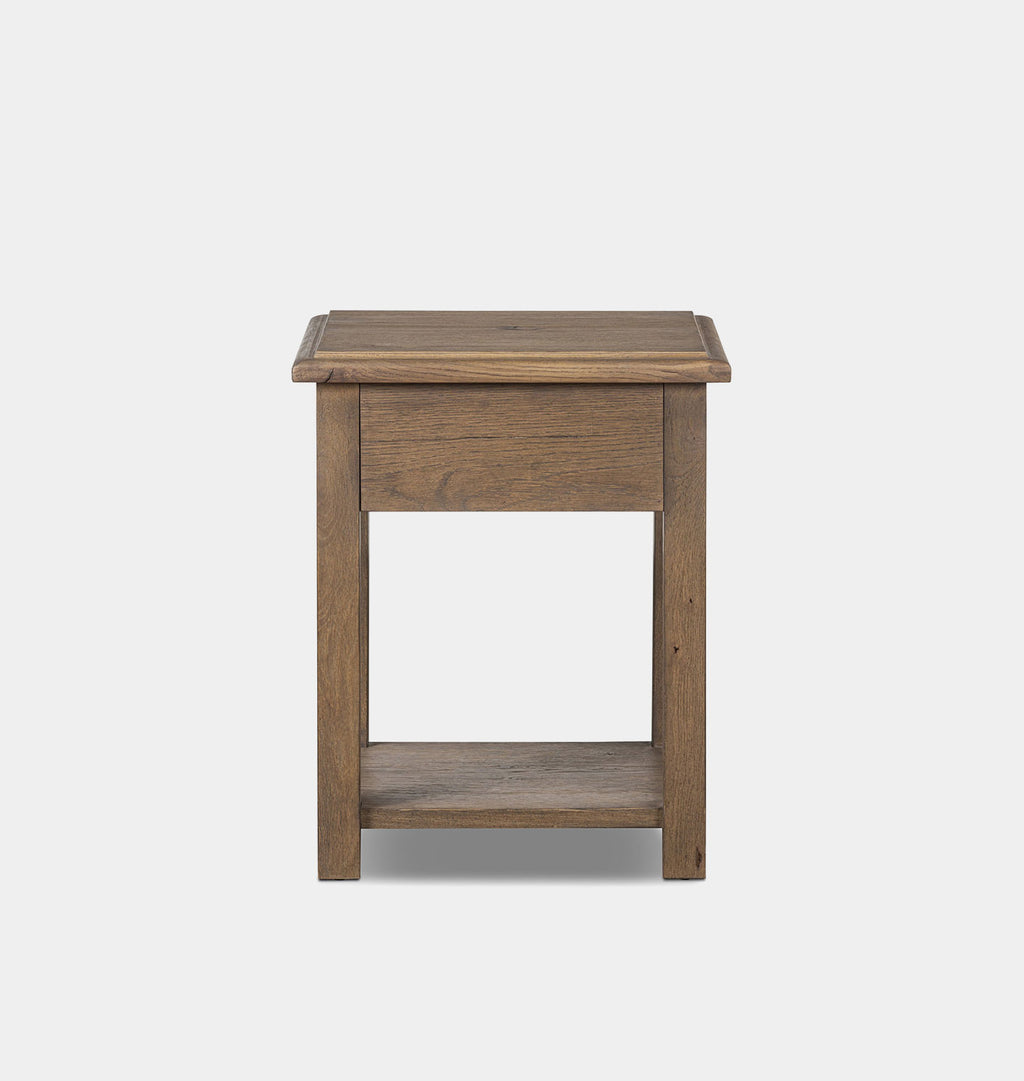 Bayla End Table Weathered Oak