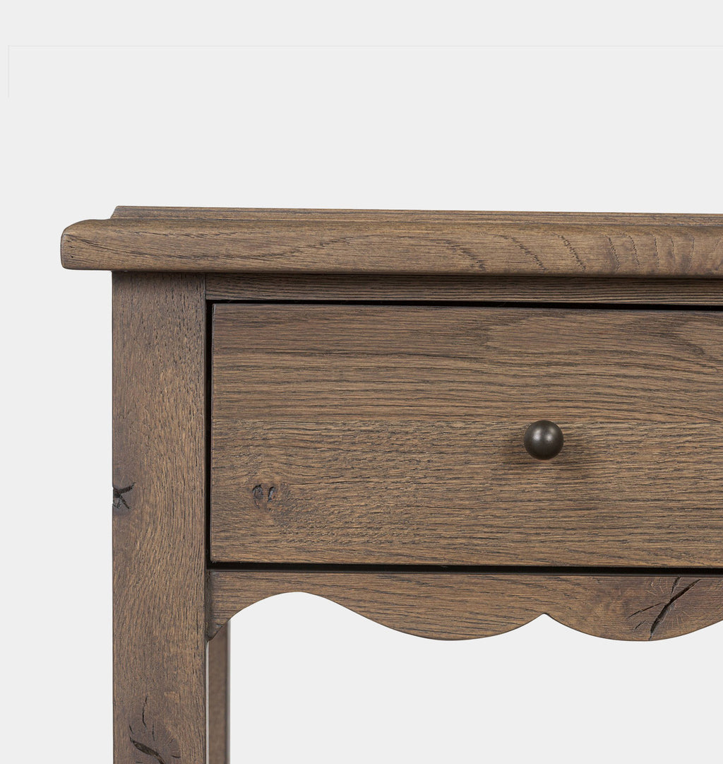Bayla End Table Weathered Oak