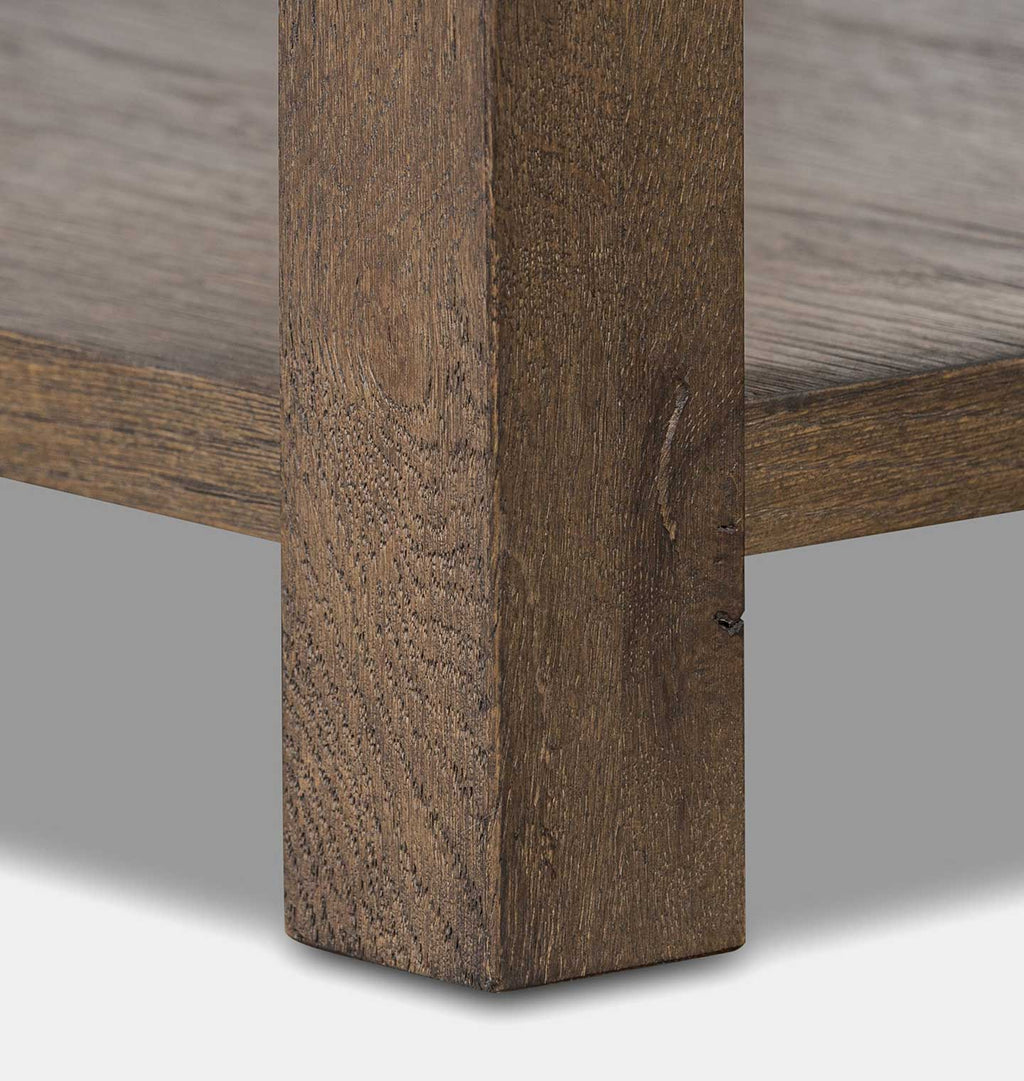 Bayla End Table Weathered Oak