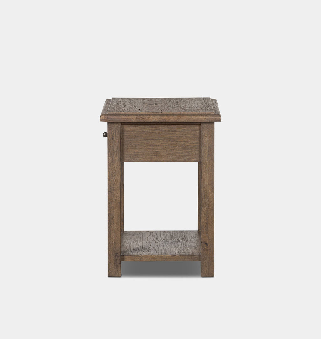 Bayla End Table Weathered Oak