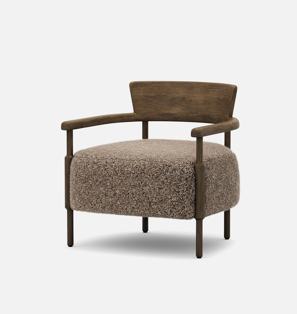 Bennett Chair Taupe Shearling