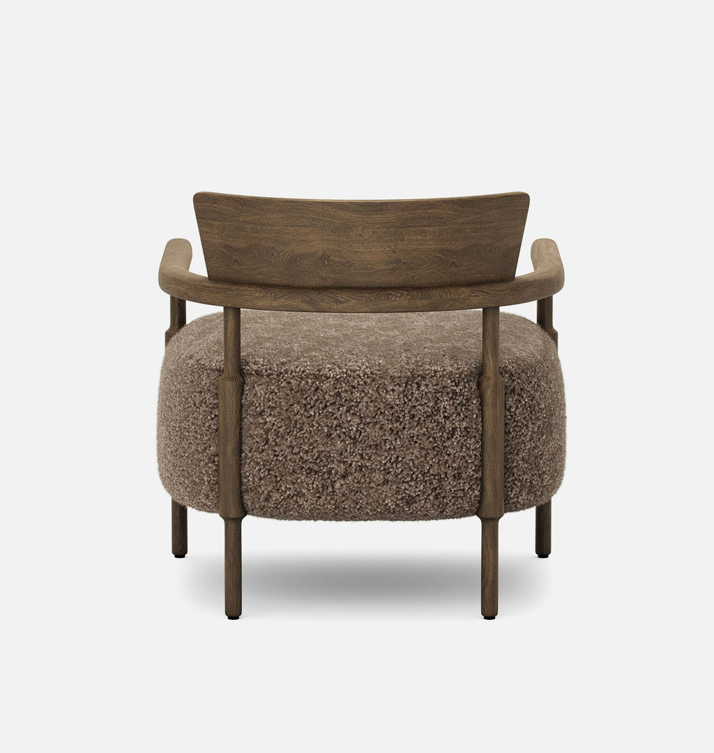 Bennett Chair Taupe Shearling
