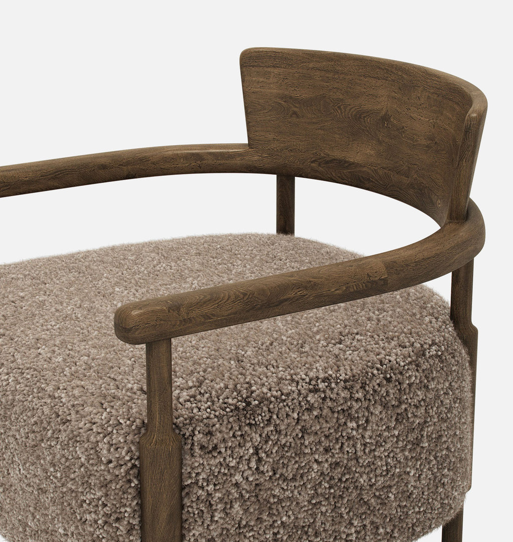 Bennett Chair Taupe Shearling