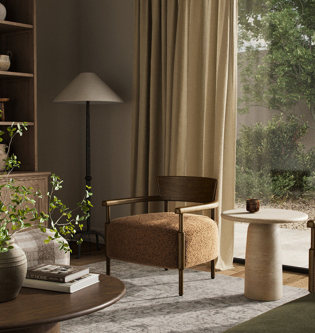 Bennett Armchair Amber Shearling