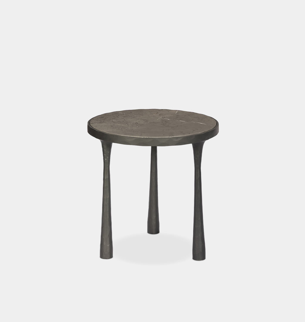 Billings Hammered Iron End Table