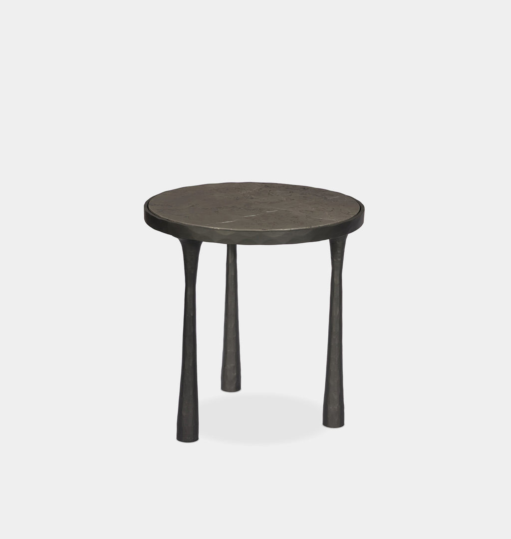Billings Hammered Iron End Table