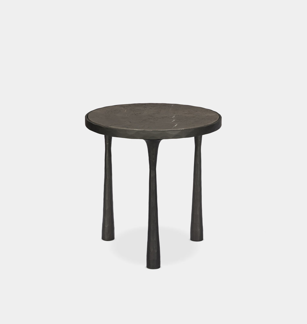 Billings Hammered Iron End Table