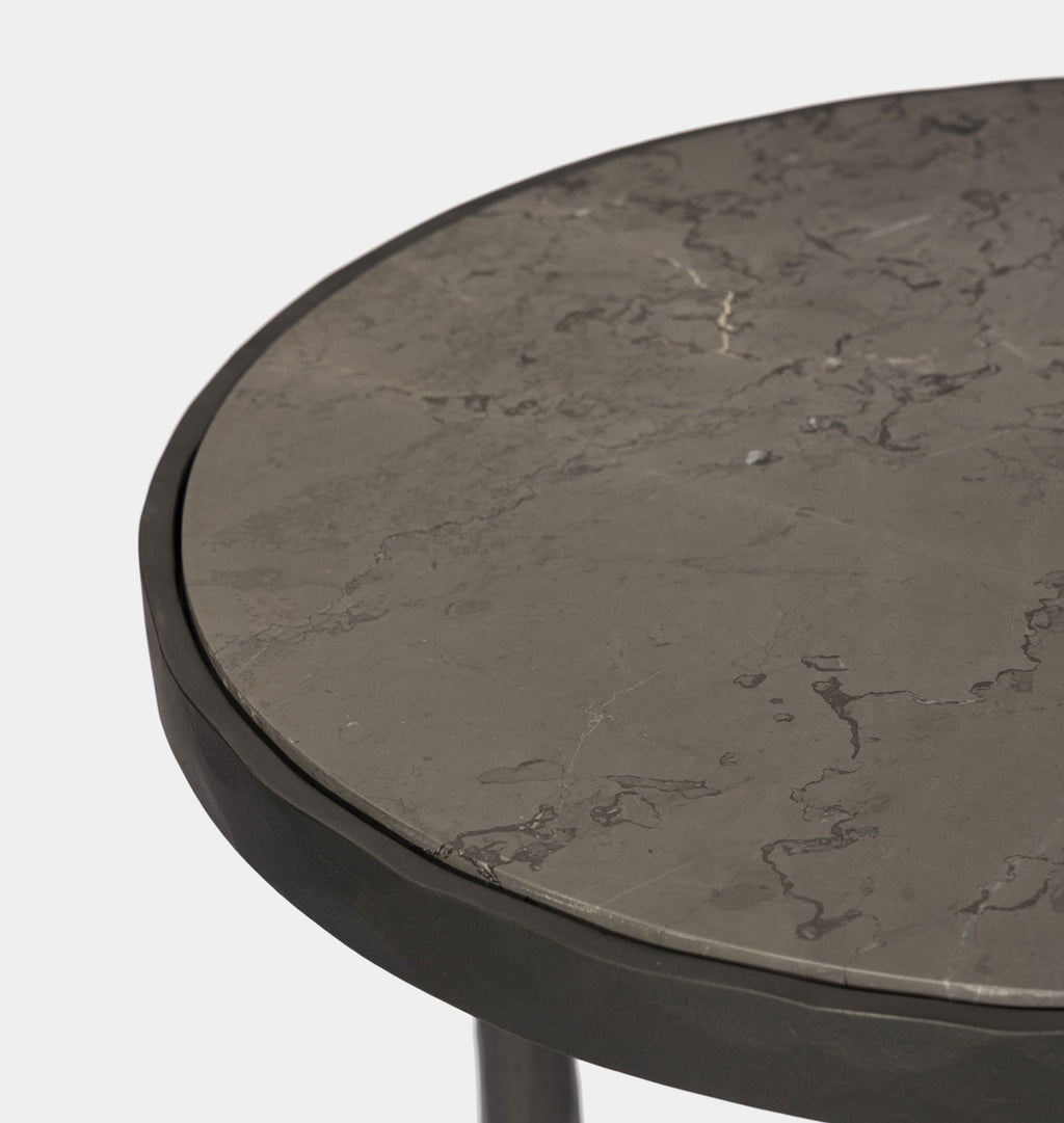 Billings Hammered Iron End Table