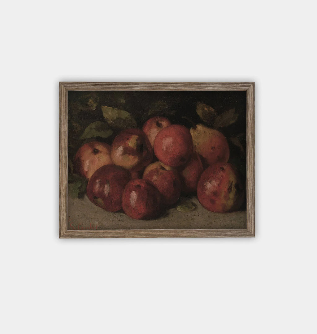 Bountiful Framed Print Brown