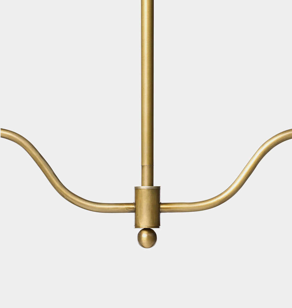 Brecken Chandelier Antique Brass