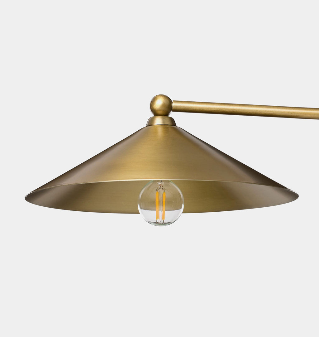 Brecken Chandelier Antique Brass