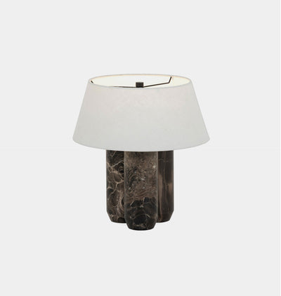 Bremen Table Lamp Brown Marble