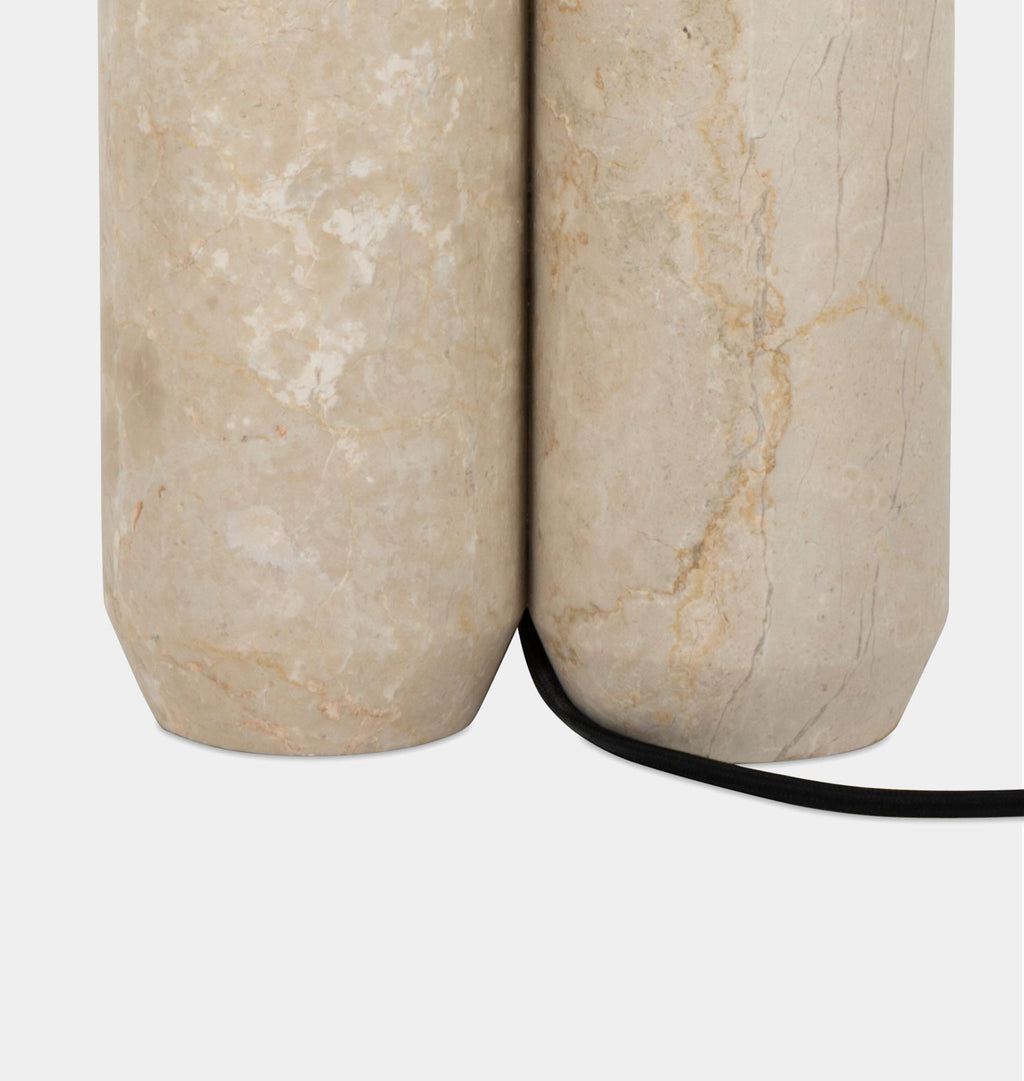 Bremen Table Lamp Cream Marble