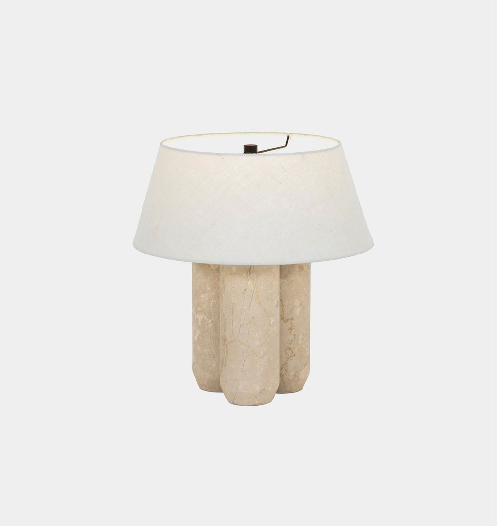 Bremen Table Lamp Cream Marble