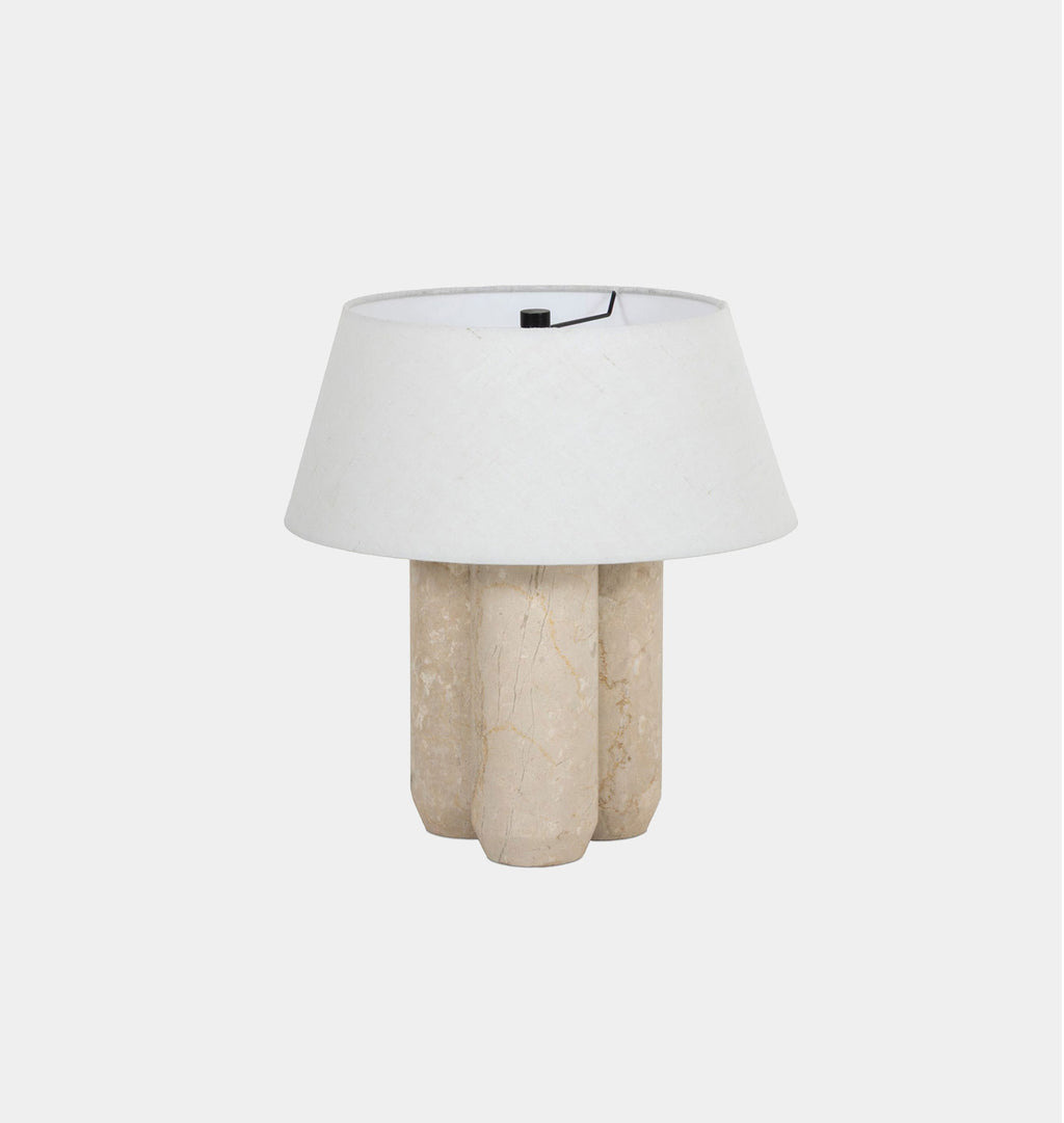 Bremen Table Lamp Cream Marble
