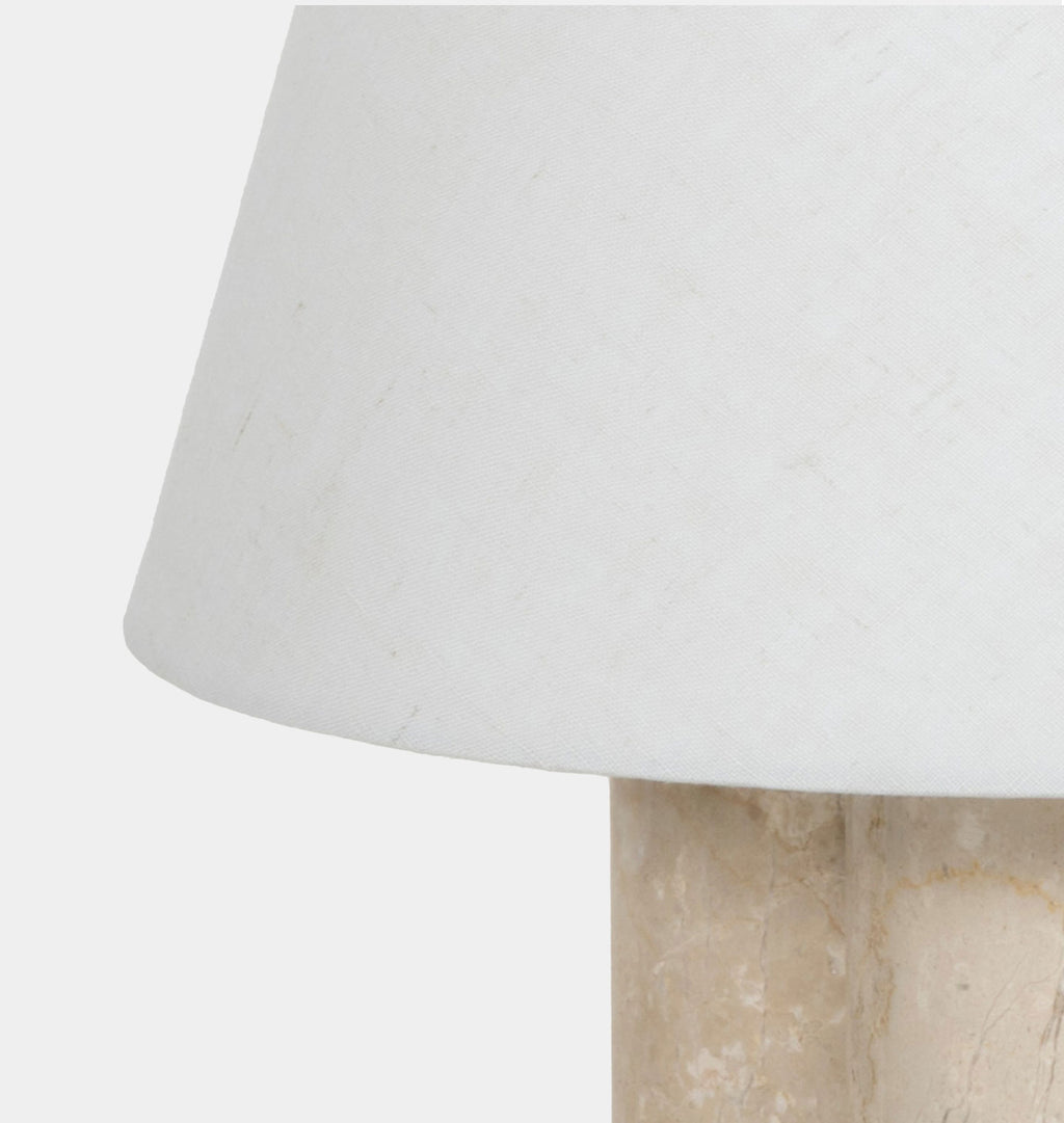 Bremen Table Lamp Cream Marble