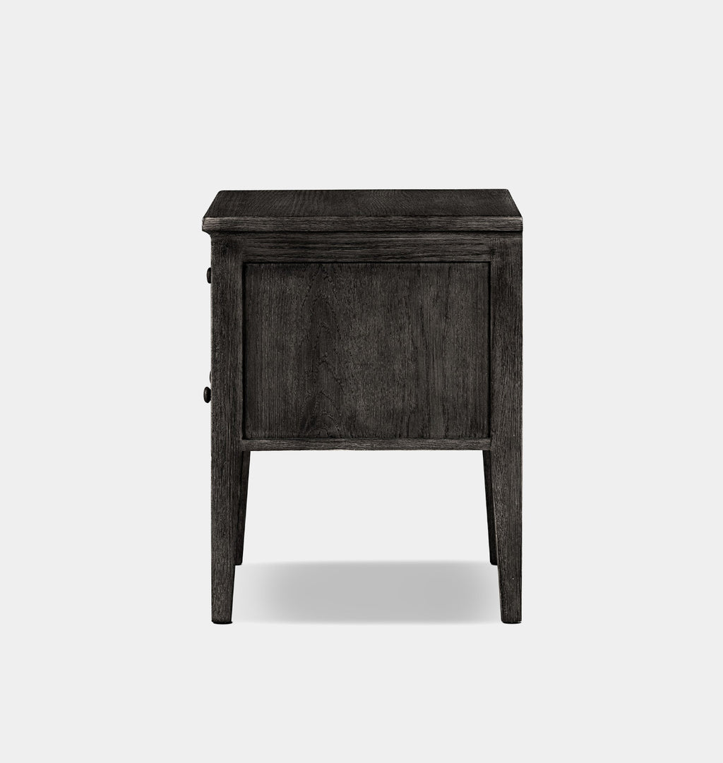 Bush Nightstand Distressed Black
