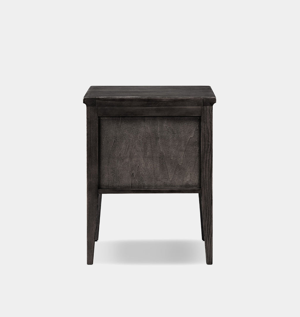 Bush Nightstand Distressed Black