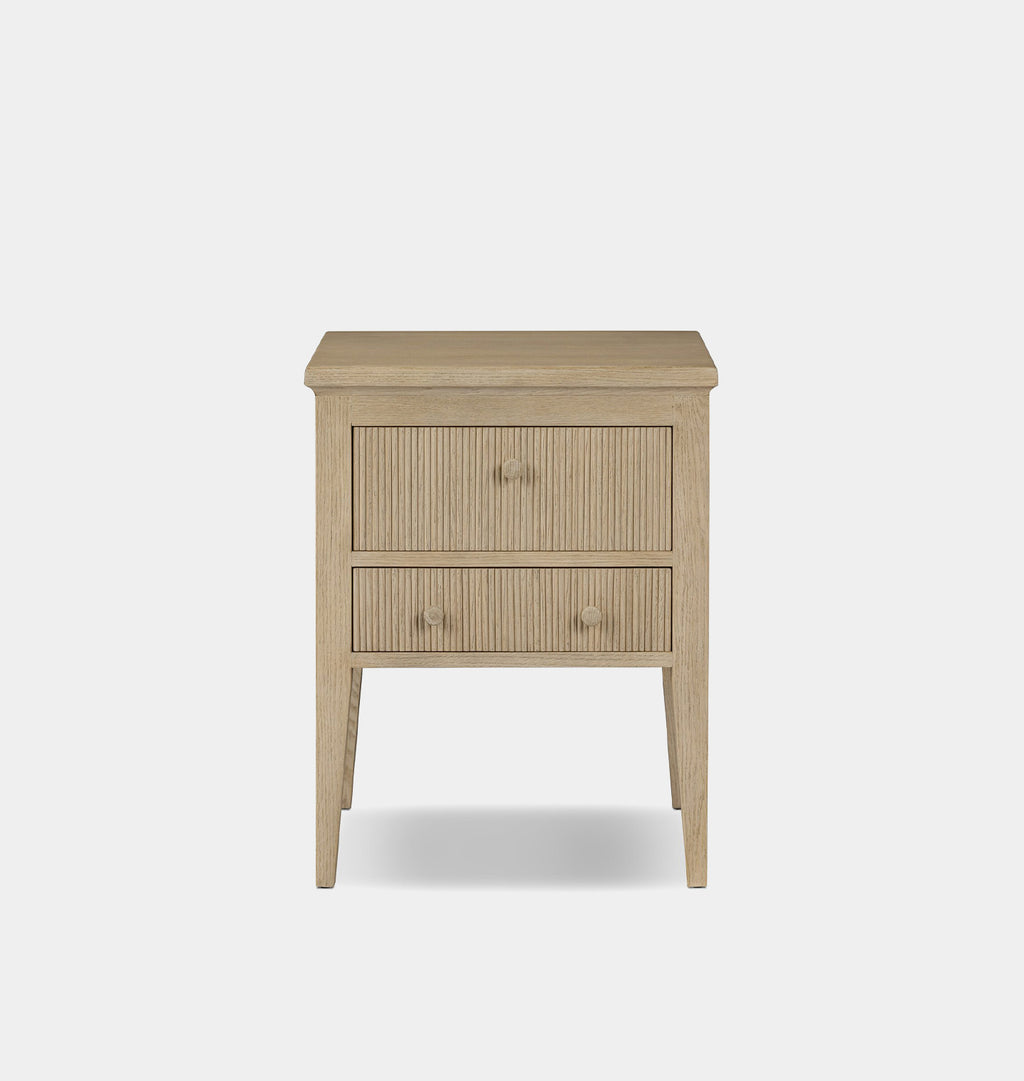 Bush Nightstand Light Weathered Oak
