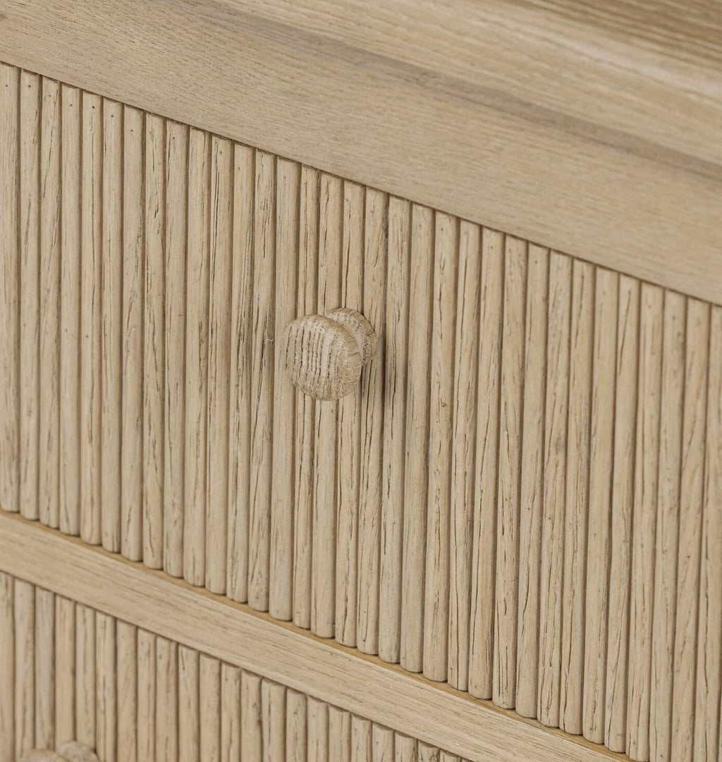 Bush Nightstand Light Weathered Oak