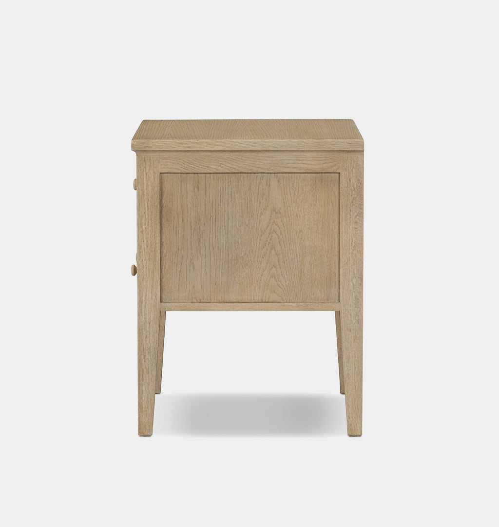 Bush Nightstand Light Weathered Oak