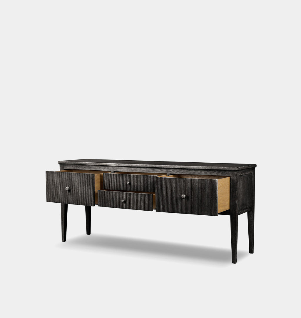 Bush Sideboard Distressed Black