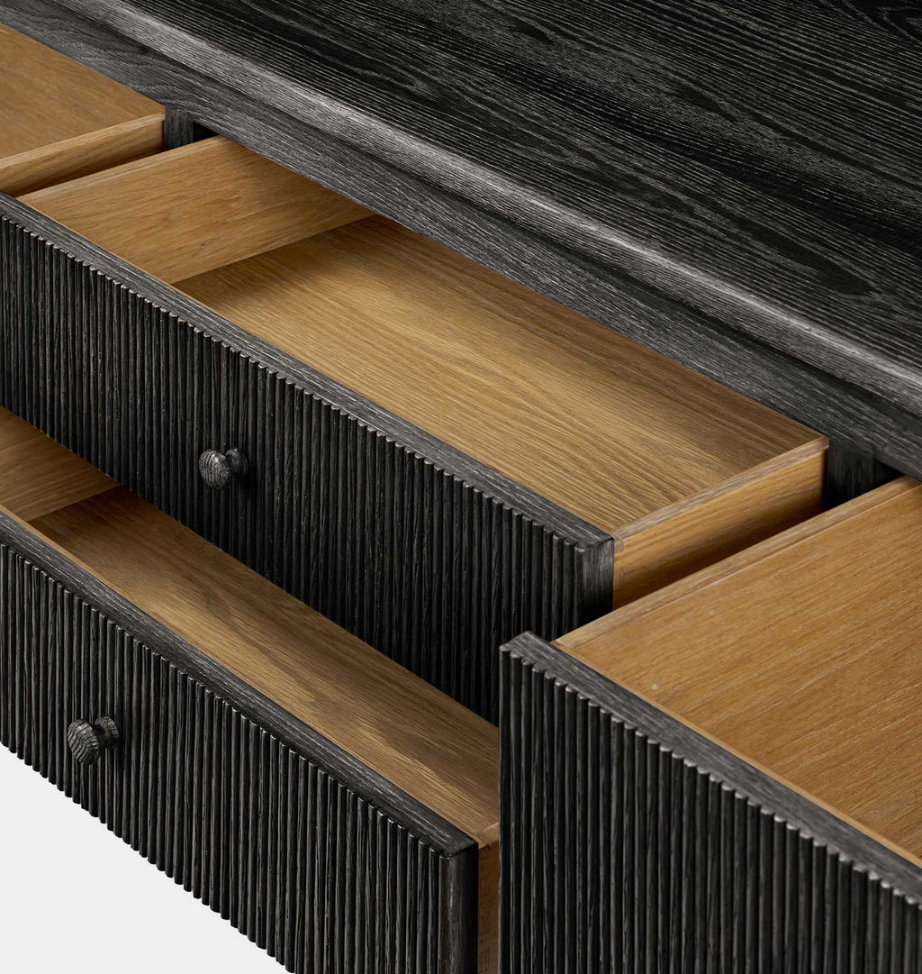Bush Sideboard Distressed Black