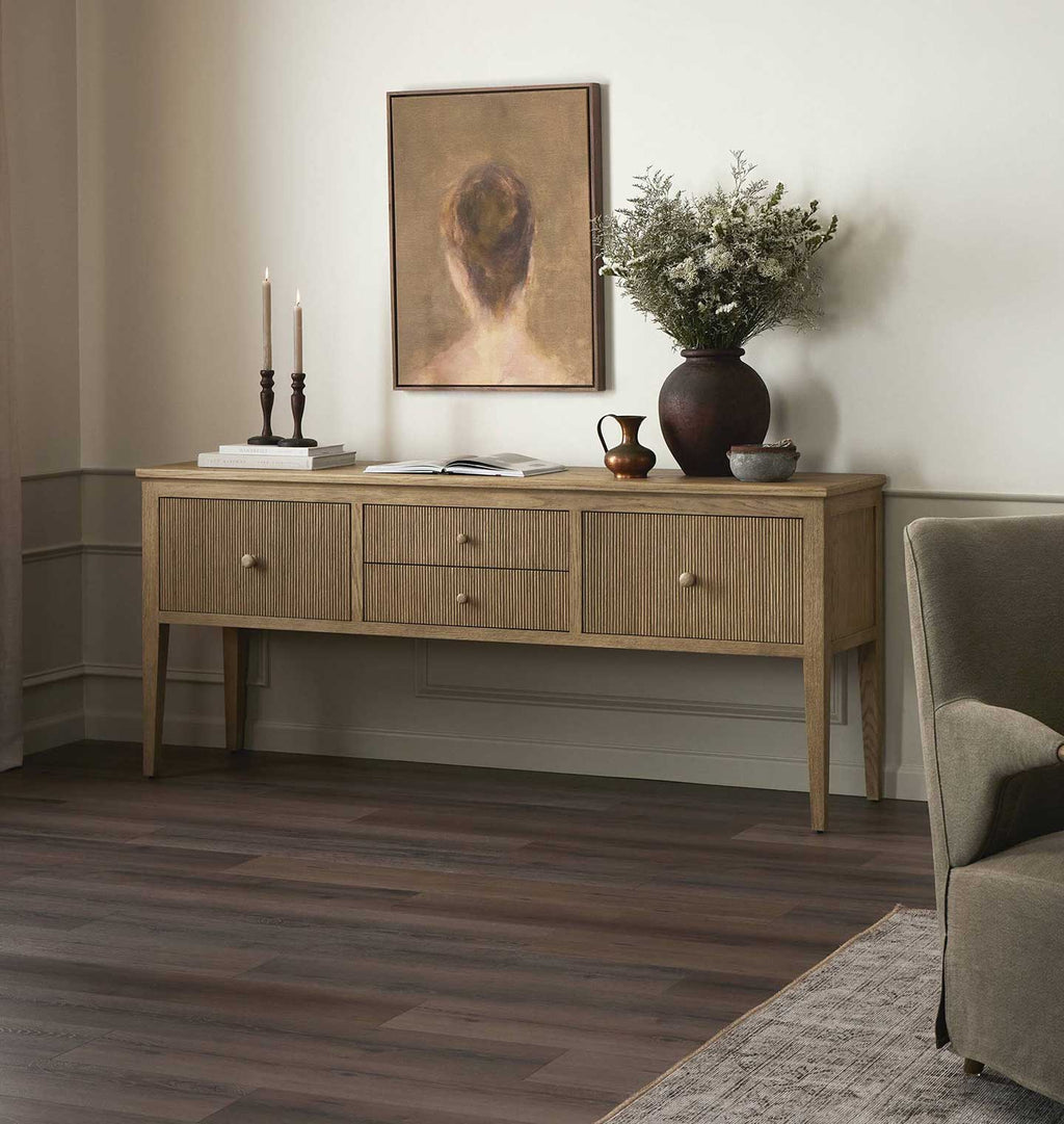 Bush Sideboard Weathered Light Oak