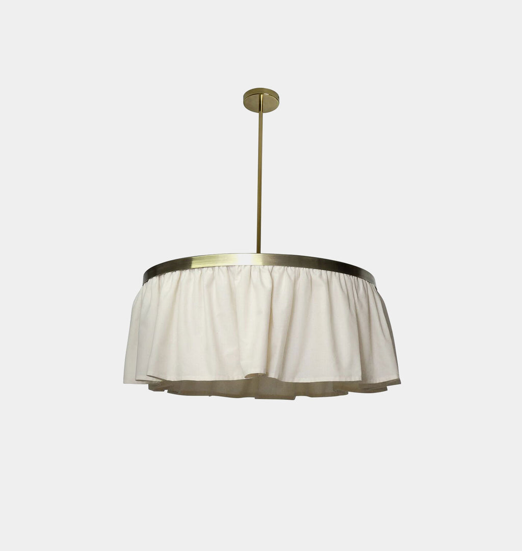 Camber Pendant Unbleached Cotton