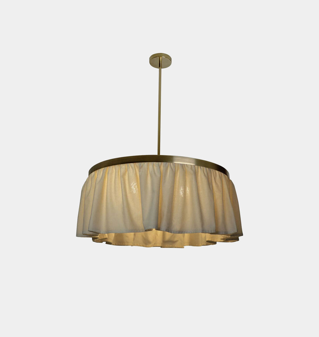 Camber Pendant Unbleached Cotton