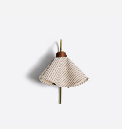 Cascade Wall Sconce Black Venetian Stripe