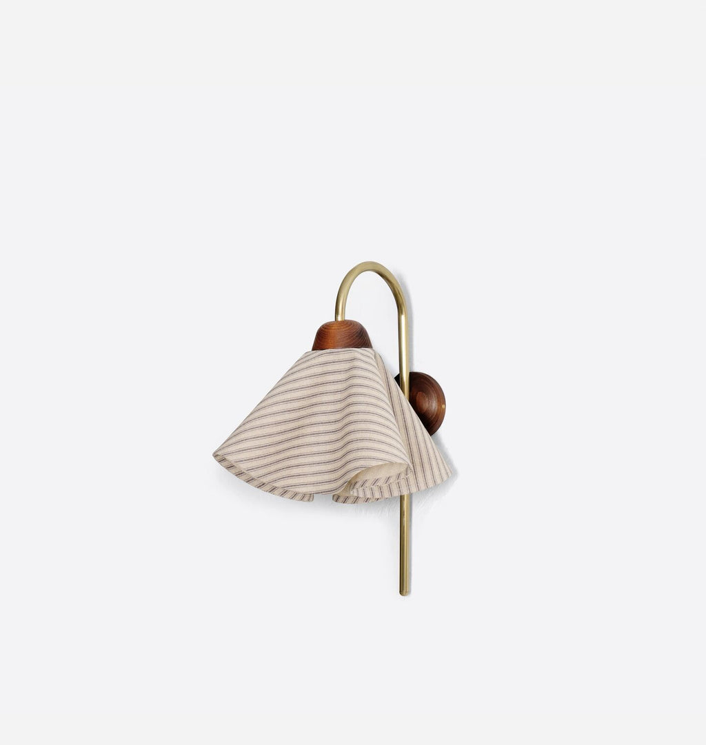 Cascade Wall Sconce Black Venetian Stripe