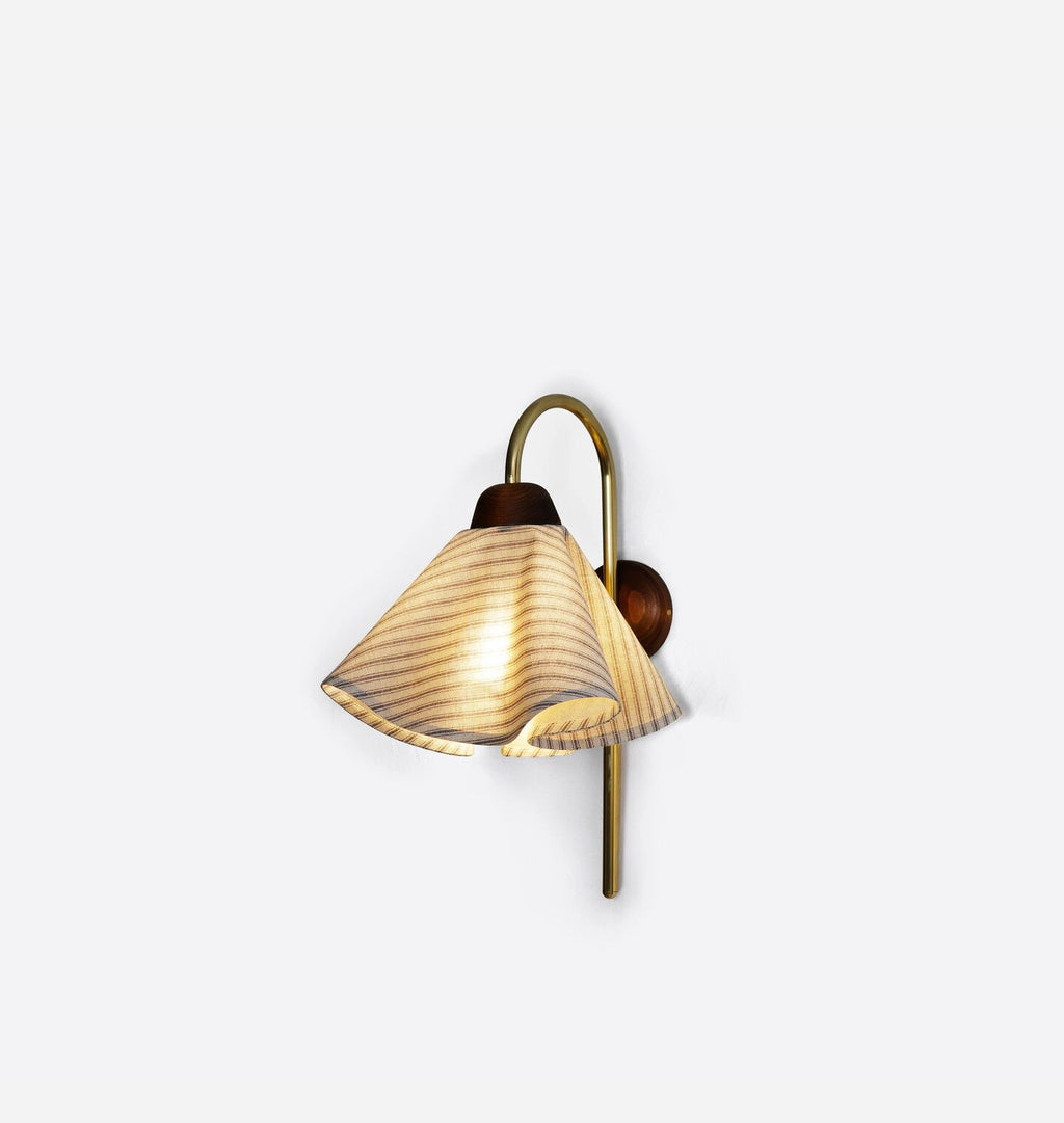 Cascade Wall Sconce Black Venetian Stripe