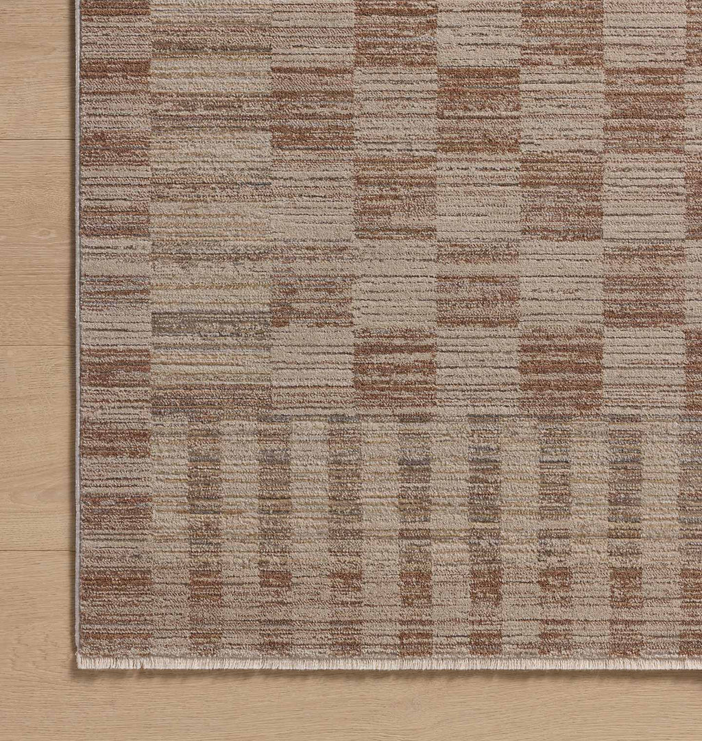 Cali CIL-06 Brick / Natural Rug