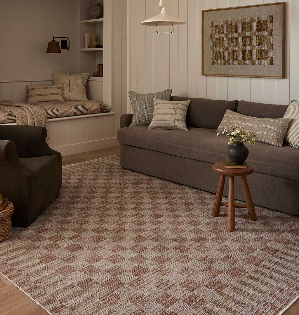 Cali CIL-06 Brick / Natural Rug