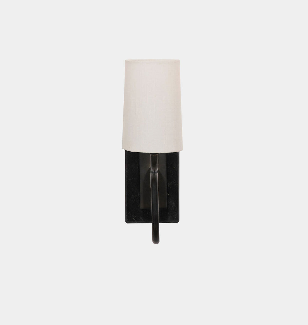 Calla Bookshelf Lamp Black Marble