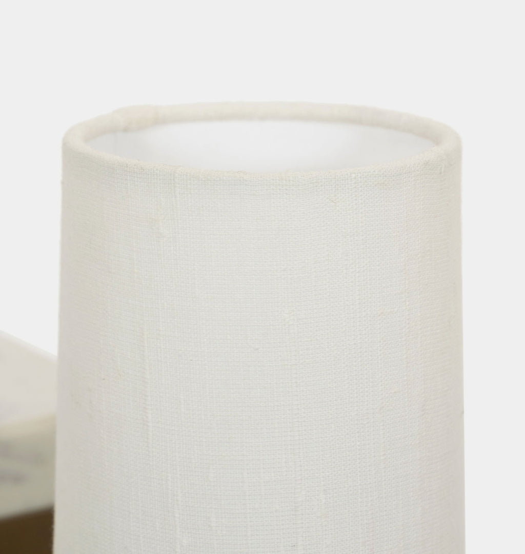 Calla Bookshelf Lamp White Marble