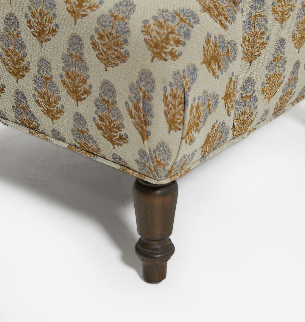 Cardiff Armchair Marigold Floral