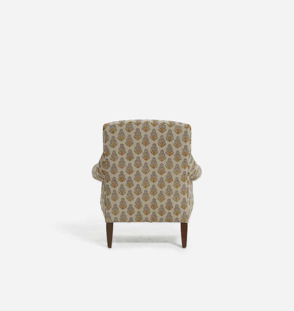 Cardiff Armchair Marigold Floral