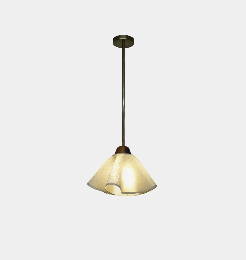 Cascade Drop Pendant Unbleached Cotton