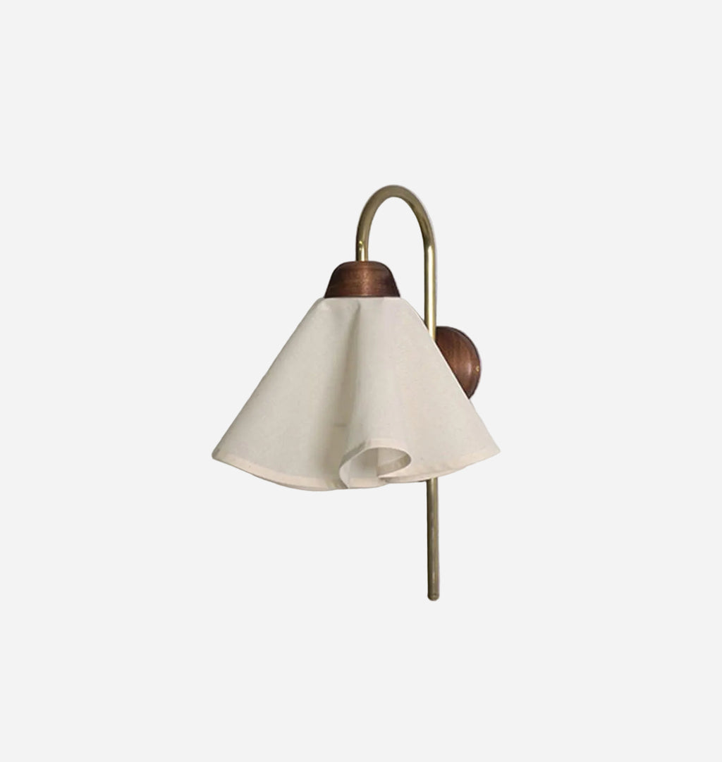 Cascade Wall Sconce Natural Cotton
