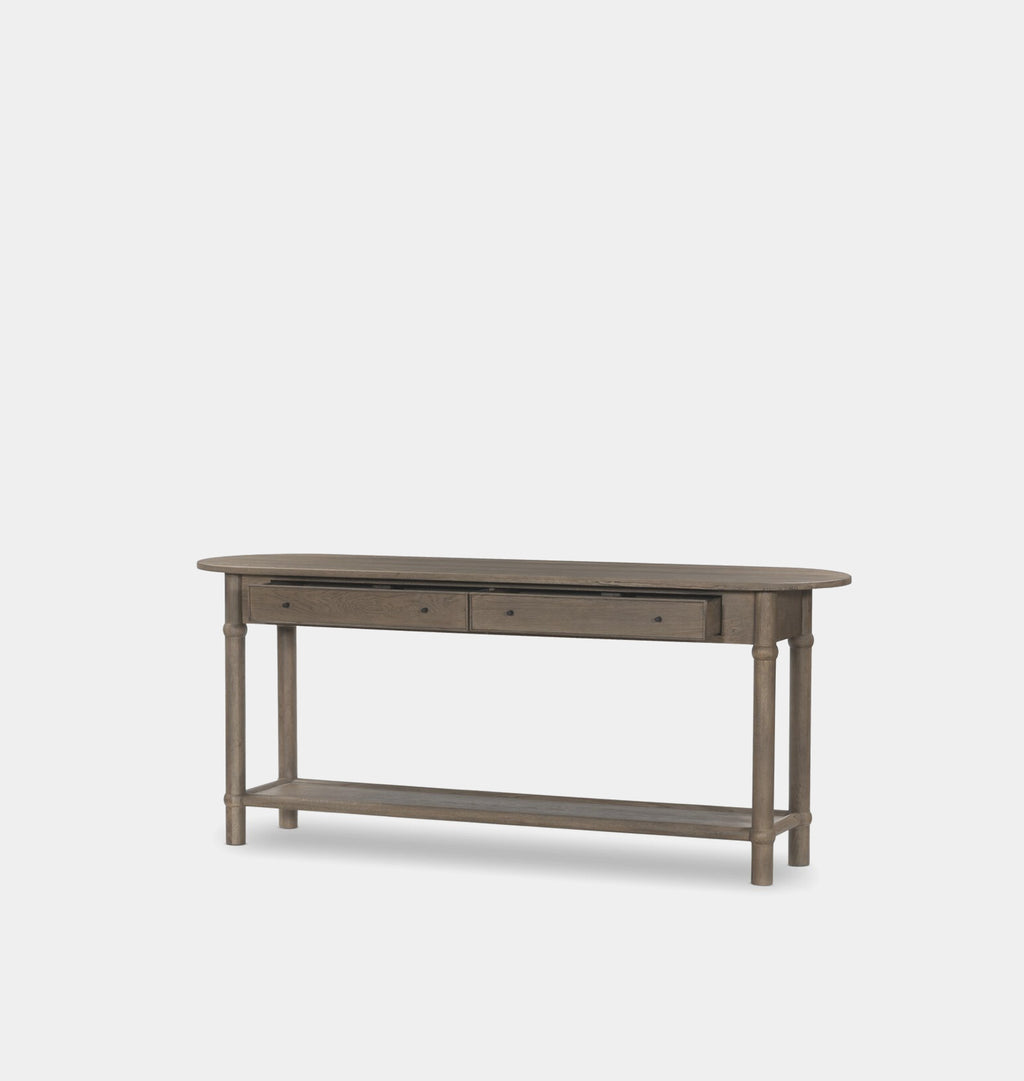 Charnes Console Table Warm Natural Oak