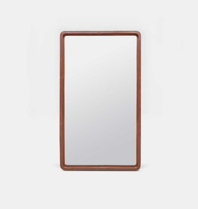 Chicory Leather Mirror 30 x 52
